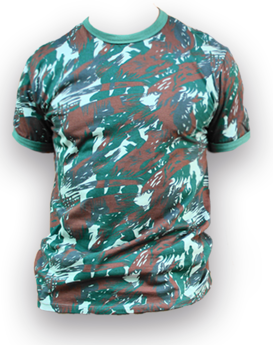 Camiseta Camuflada Algodão Exército Brasileiro