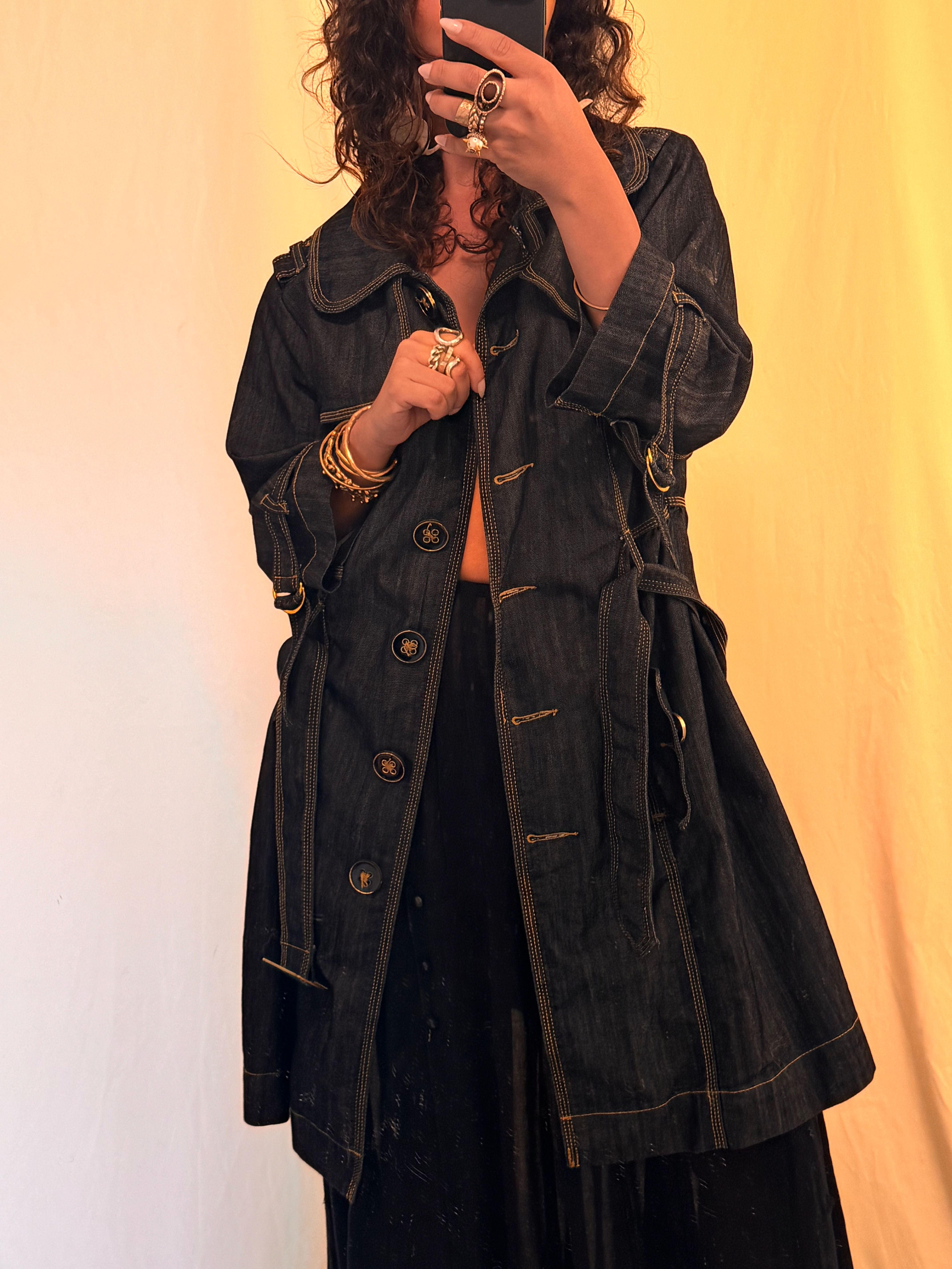 Vintage Jean Trench