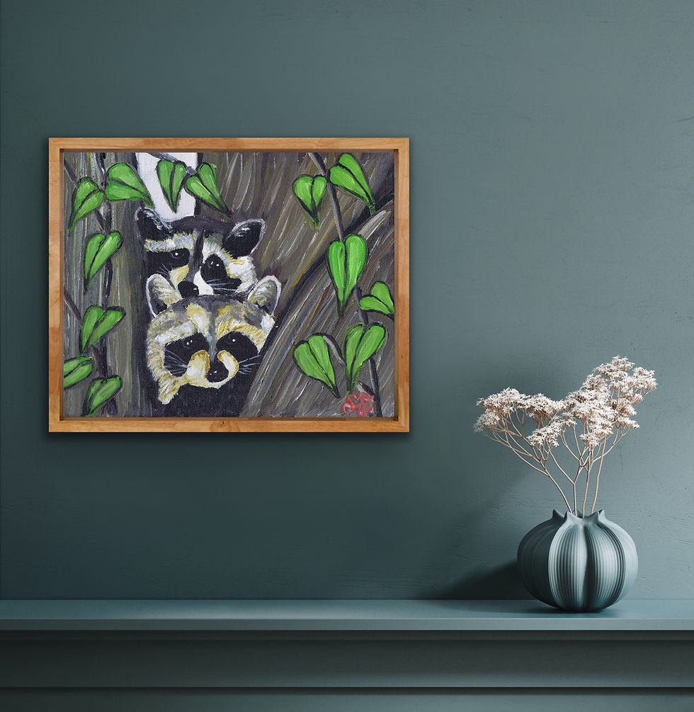 Thumbnail: Raccoon Duo