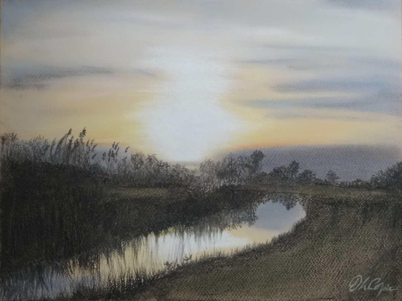 "Sunset, Wicken Fen 1" - limited edition Fine Art print