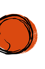 Orange Circle Background 1
