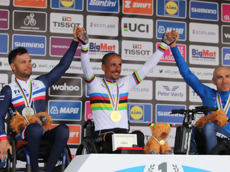 Sergio Garrote signa el seu millor Mundial de ciclisme adaptat amb un or i una plata