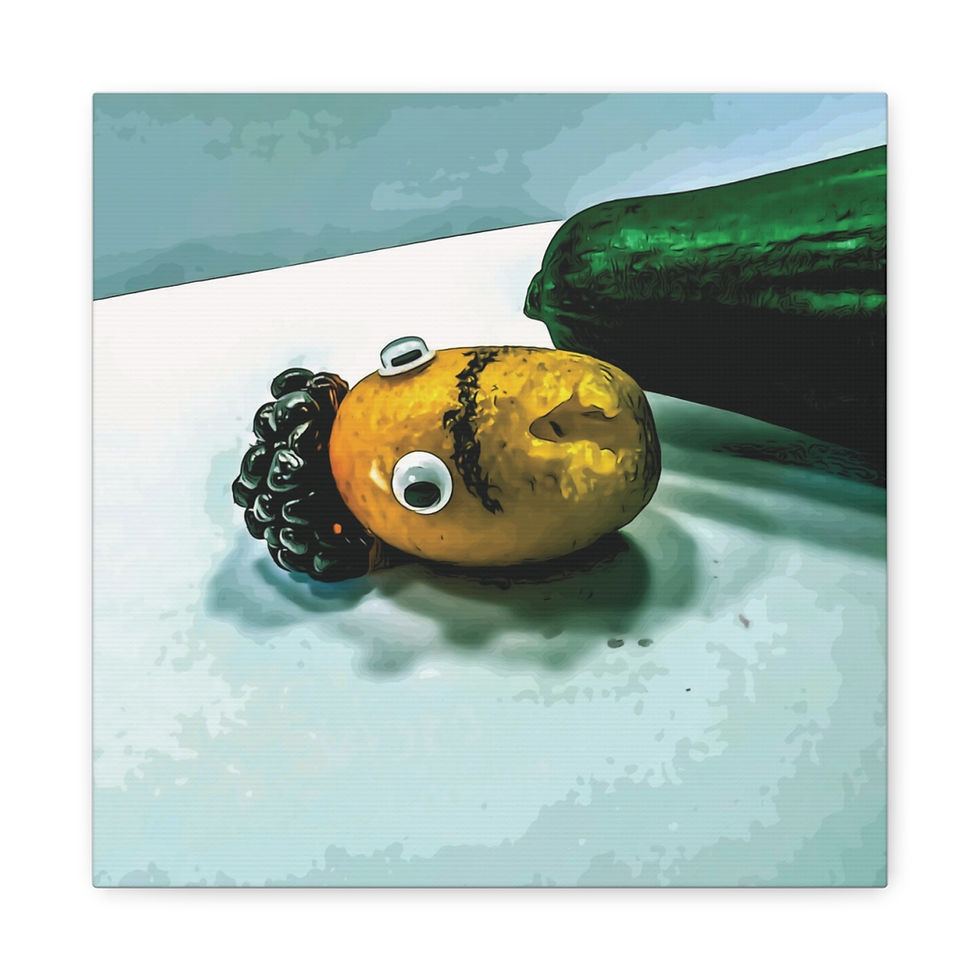 Thumbnail: Canvas of a Dirty Gaped Kumquat