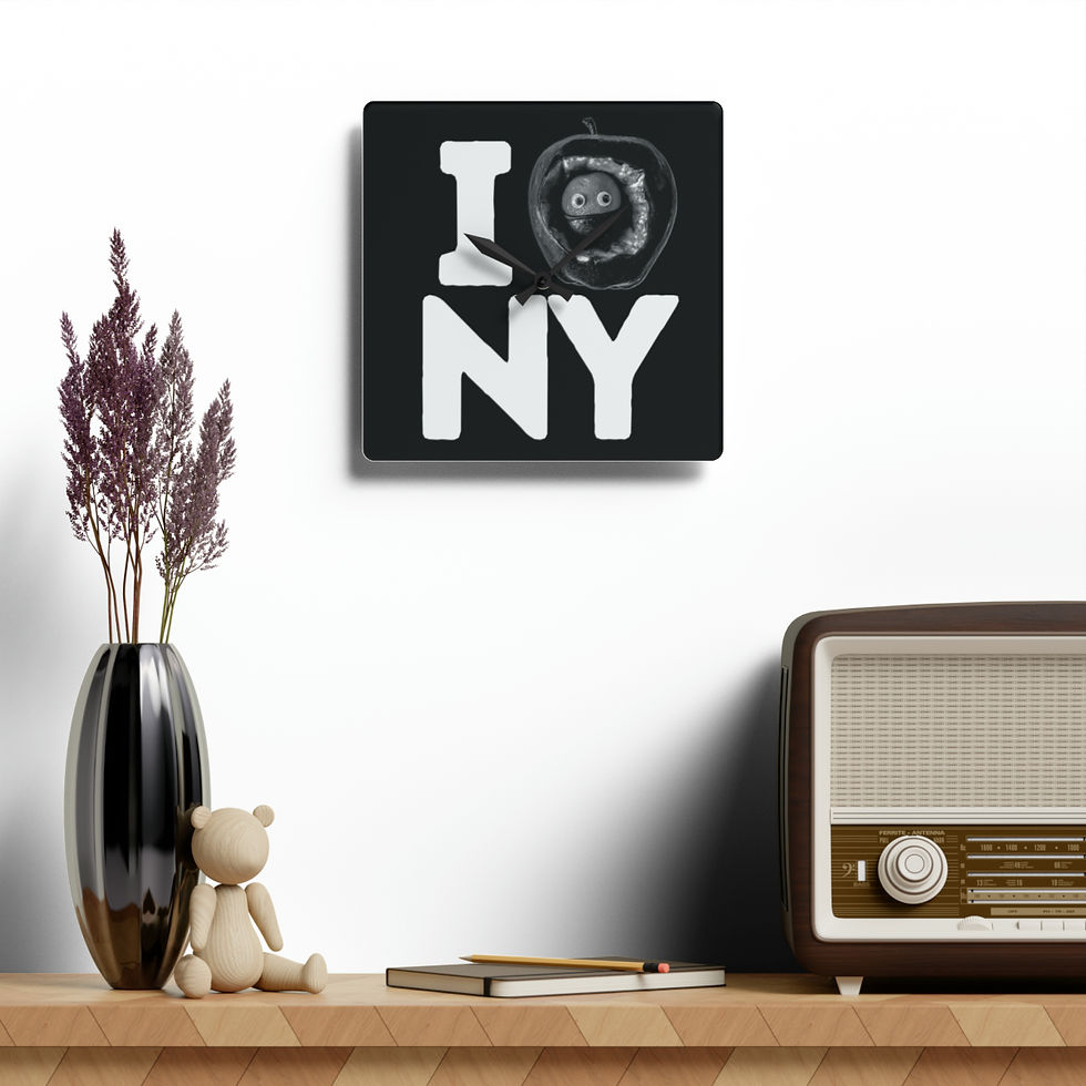 Thumbnail: Dirty Apple NY Clock (NOIR)