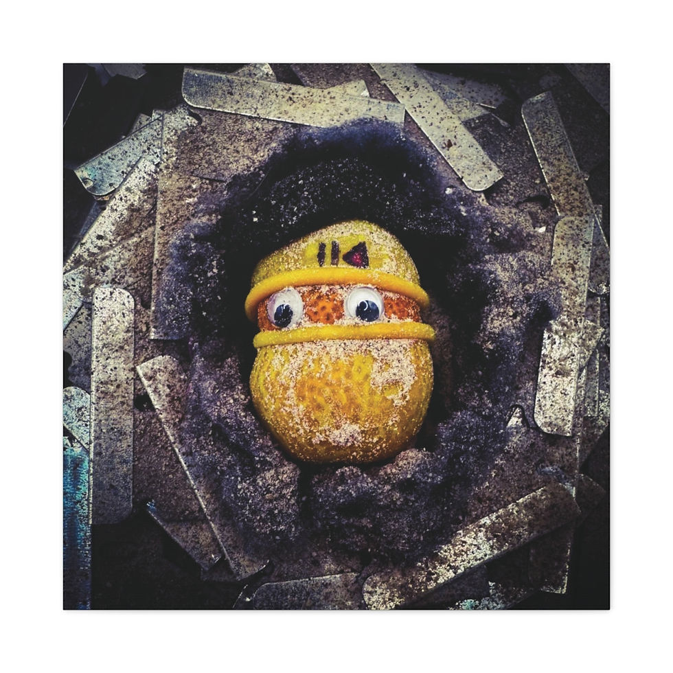 Thumbnail: Canvas of a Dirty Dusty Kumquat
