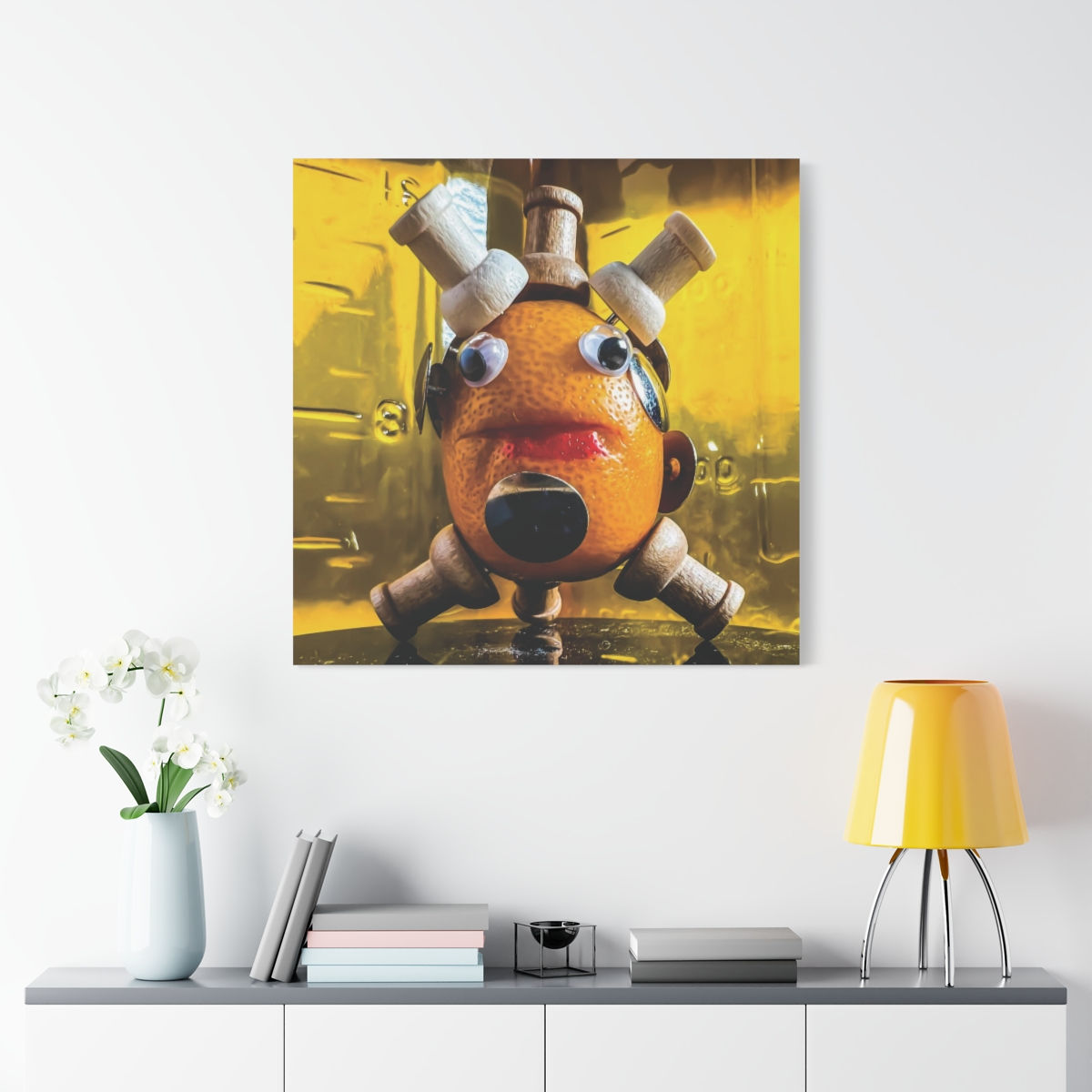 Canvas of a Dirty Tacky Kumquat