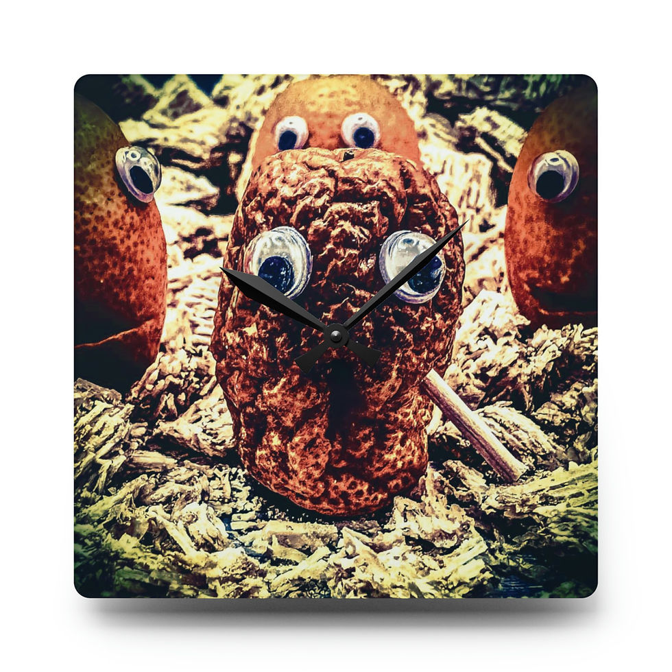 Dirty Old Kumquat Clock