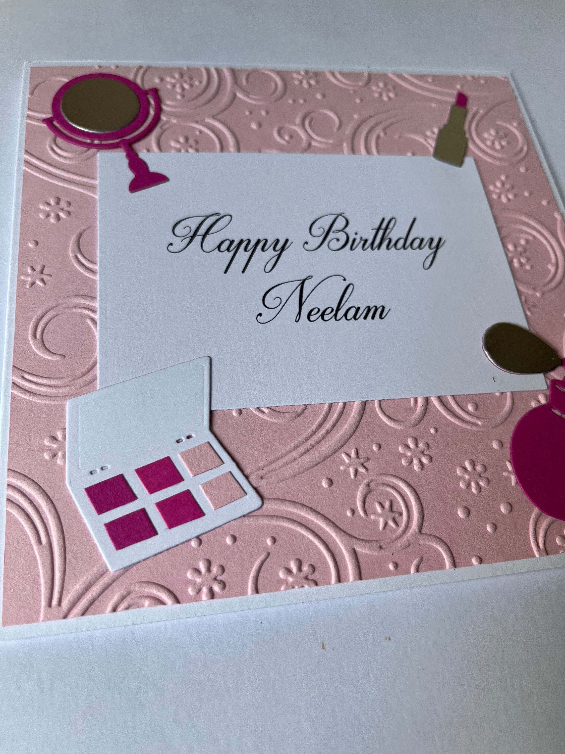 Personalised Girls Ladies Women’s Handmade Birthday Card 16th 21st 30th 40th