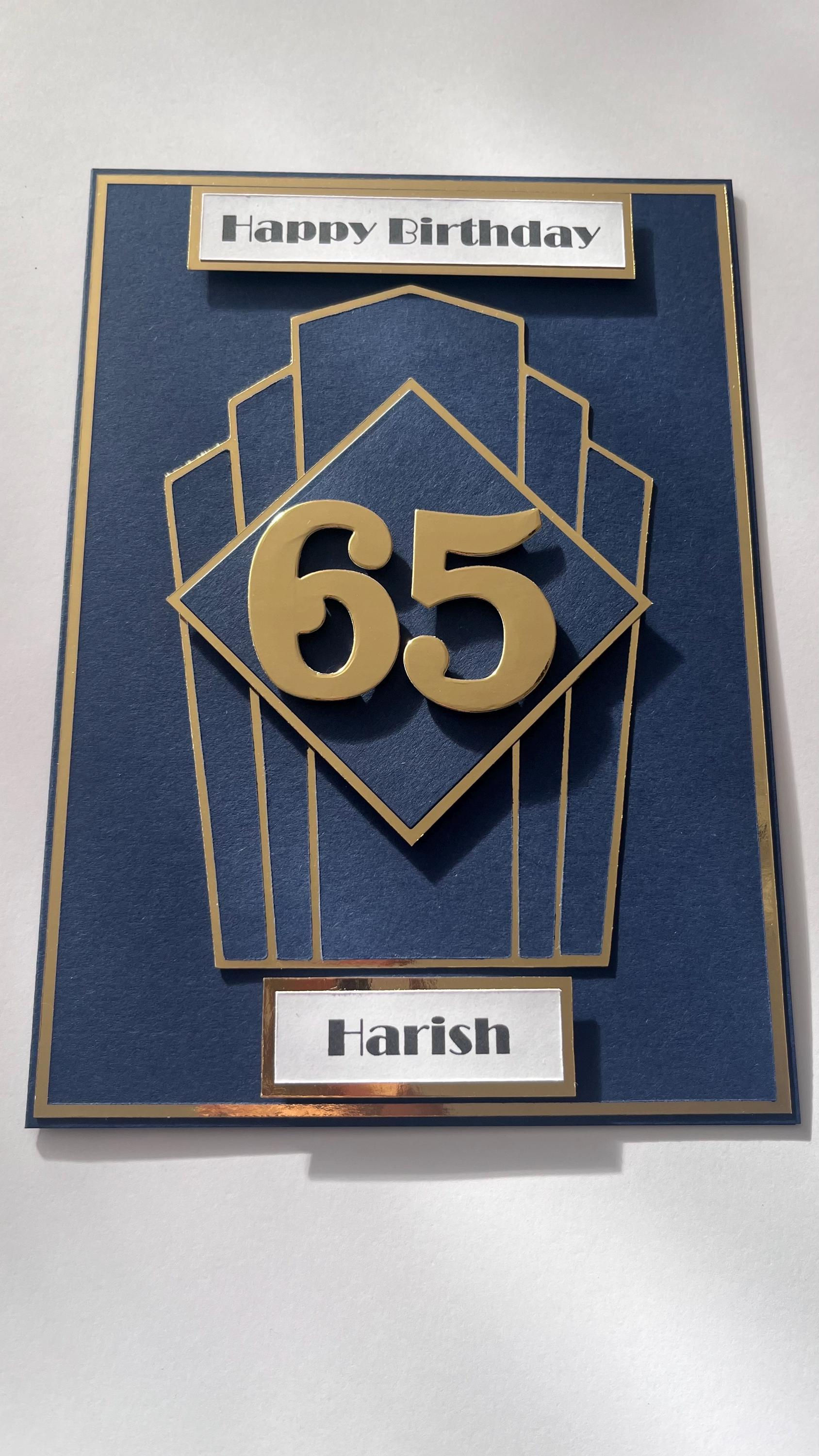 Personalised Handmade Birthday Card 18th 21st 30th 40th 50th 60th Mens Womens
