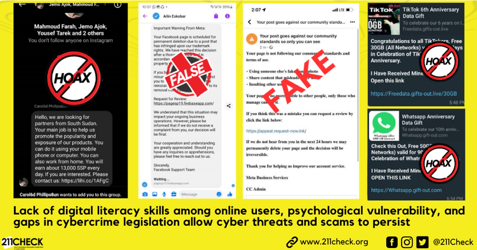 Explainer: Why cyber threats and scams remain a challenge in South Sudan?