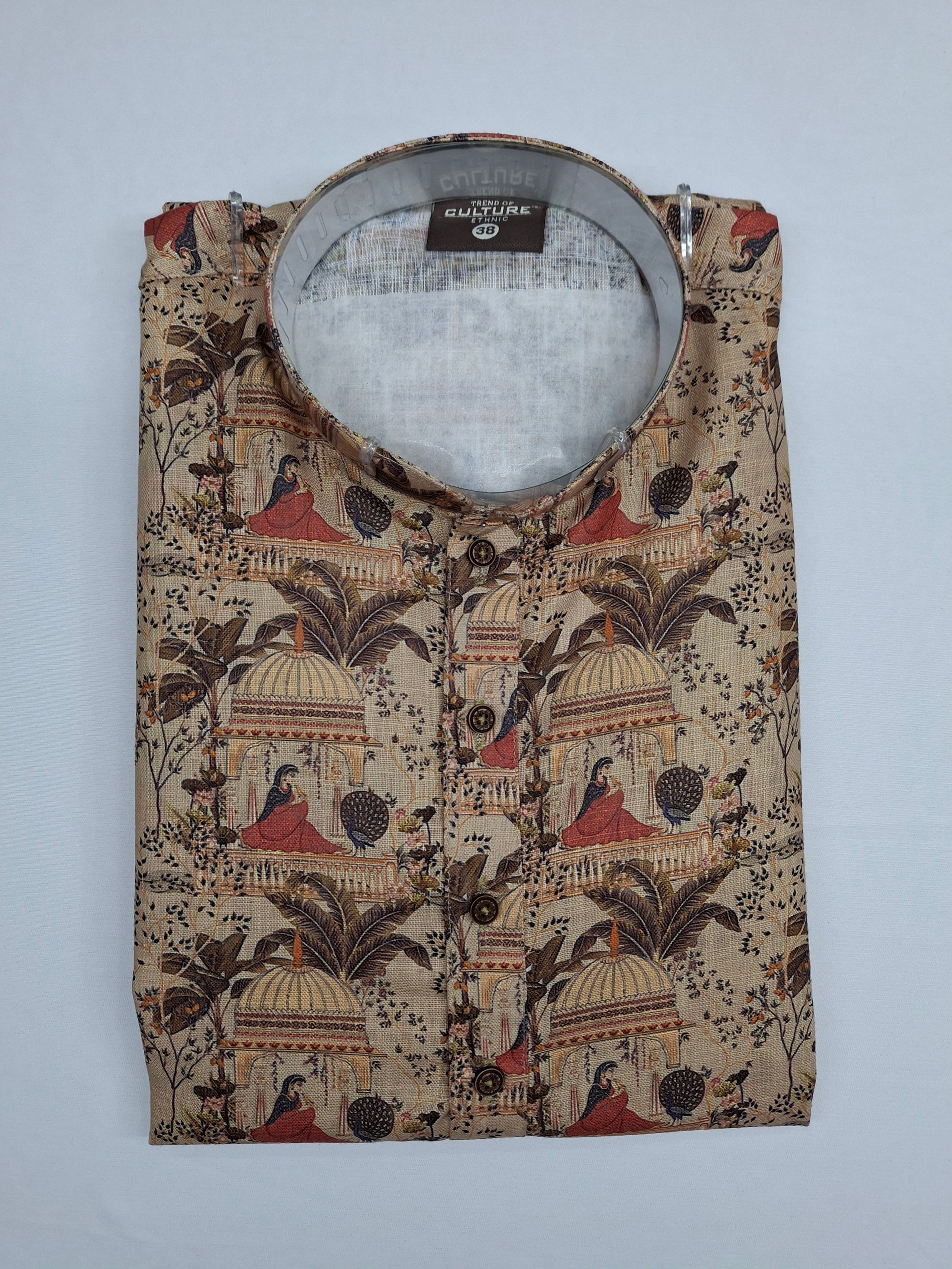 Men Printed Kurta Pajama Set