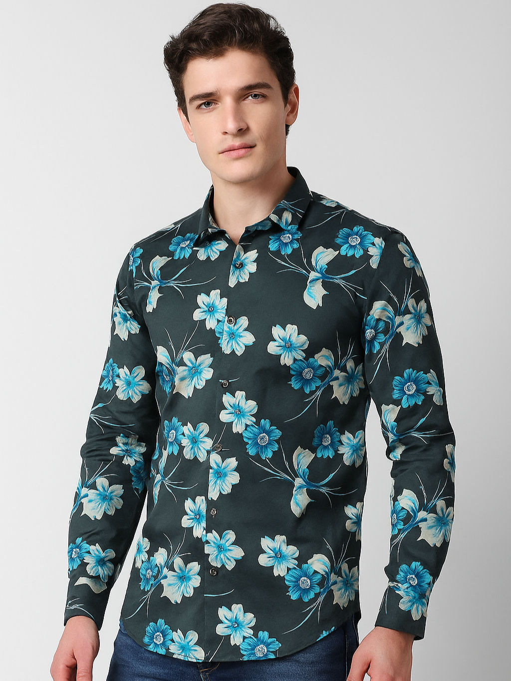 Floral Printed Shirt For Men