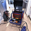 Plumbing inspection camera equipment, ready for use