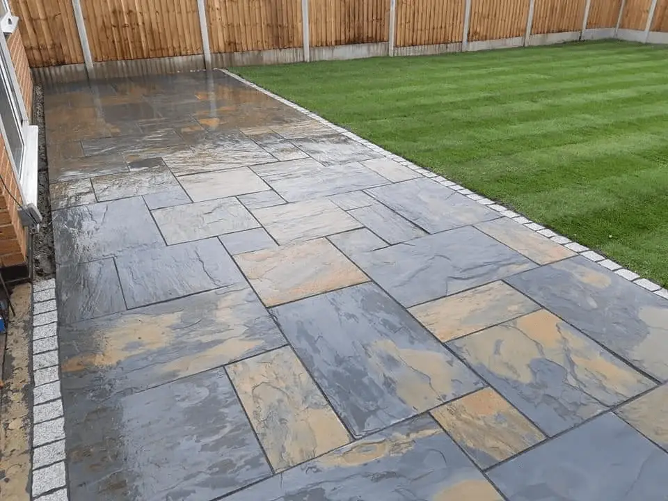 Rustic Slate Indian Slatestone Paving Slabs - Riven - Patio Pack - 20mm