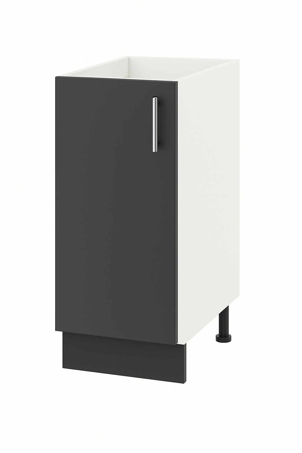 Kitchen Base Unit 300 mm with Adjustable Legs - Dark Grey Matt