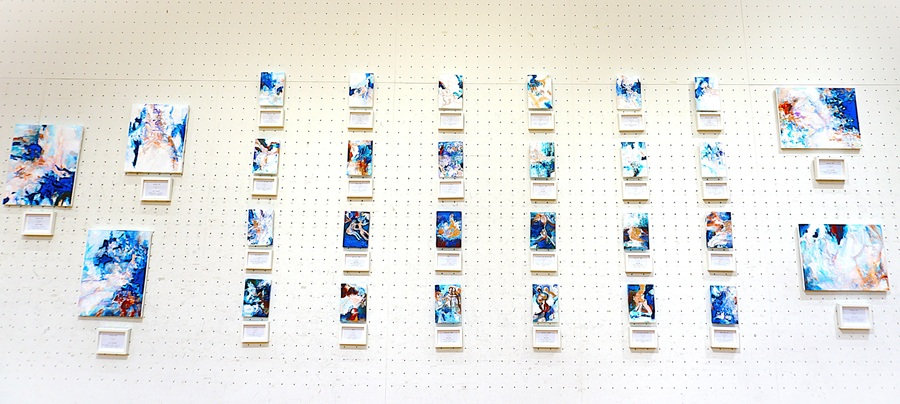 以前のキャンバスに新たな「まなざし」を加える