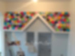 diy cardstock shingled playhouse