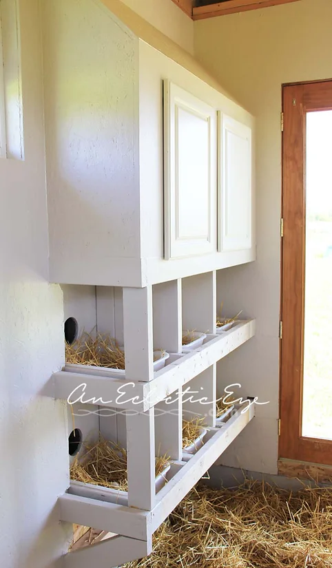 Chicken Coop Nest Boxes An Eclectic Eye Diy