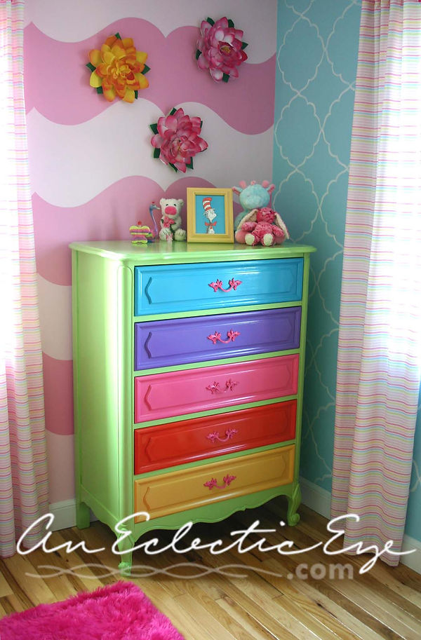 diy blockpainted dresser