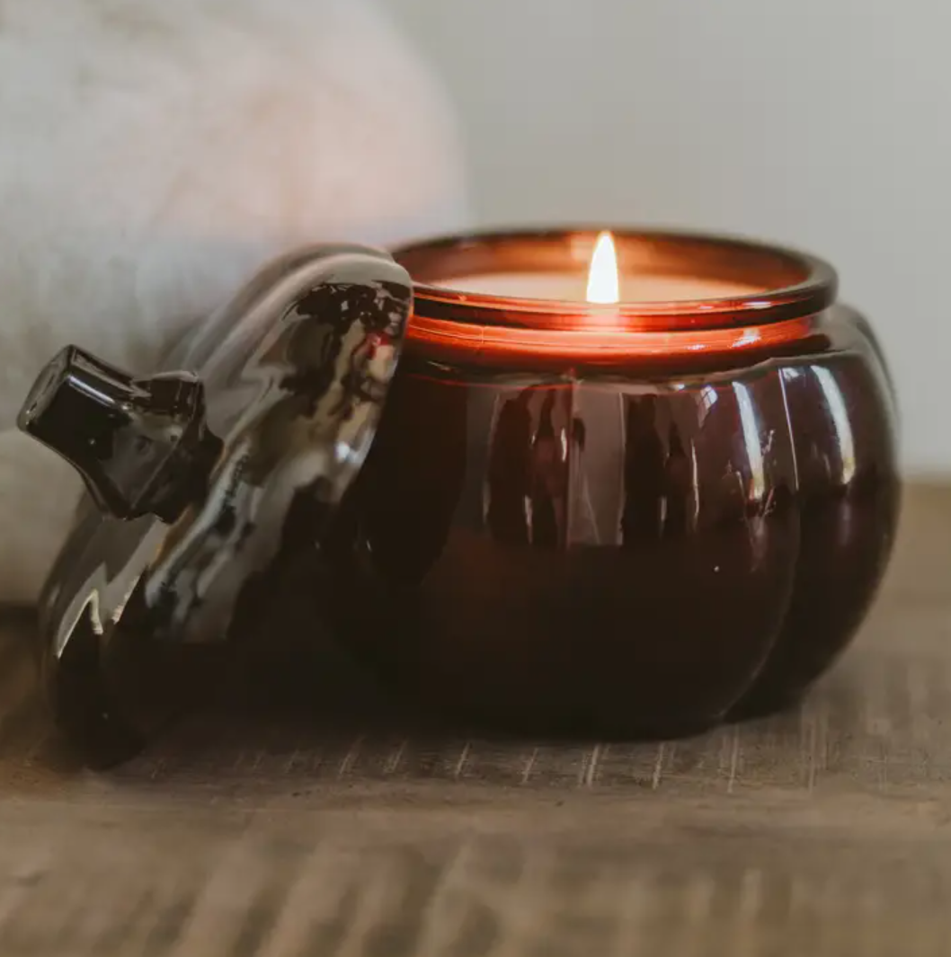 Hello Fall Soy Candle - 20oz Pumpkin Jar