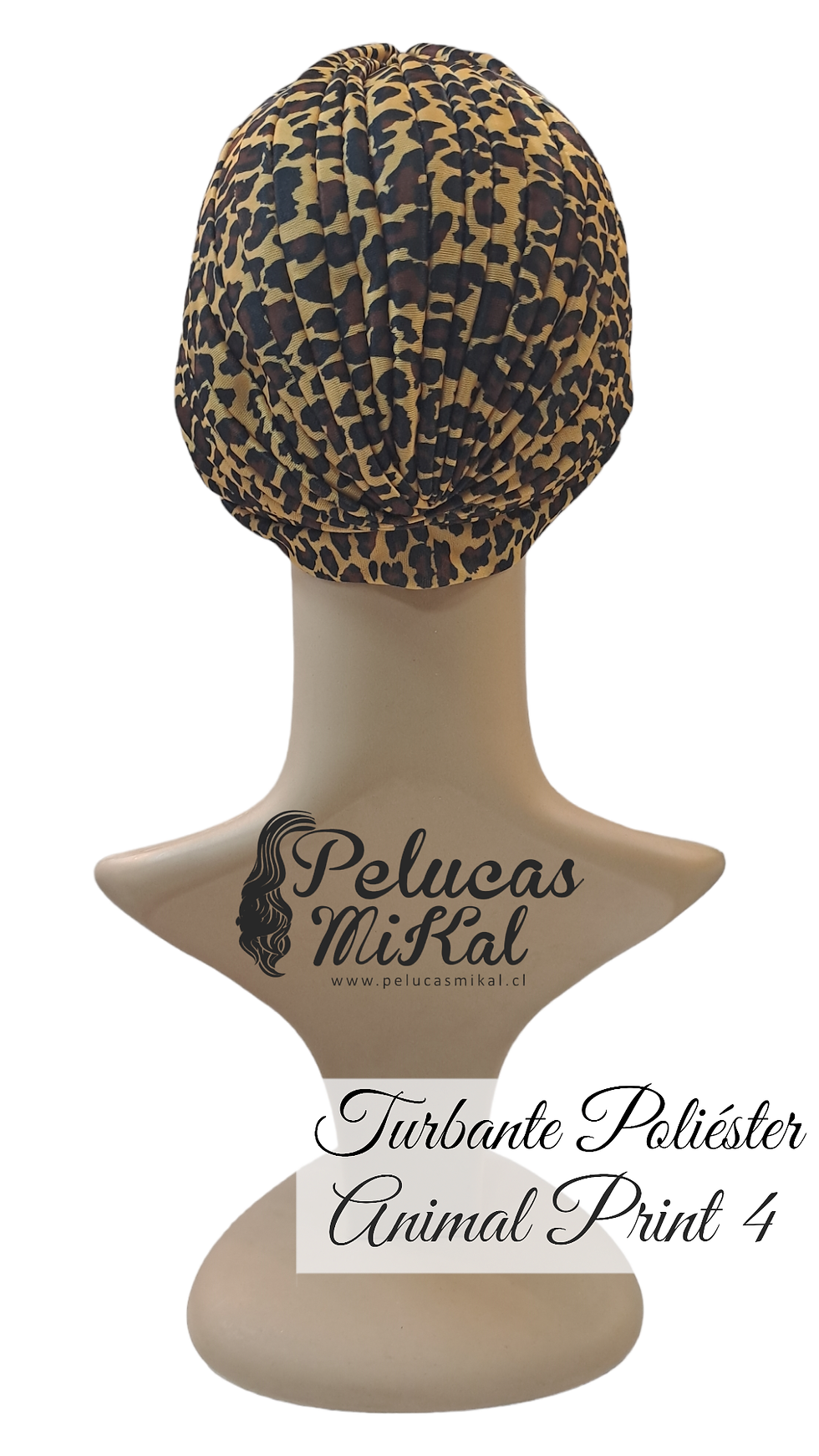 Miniatura: Turbante Plisado Animal Print 4