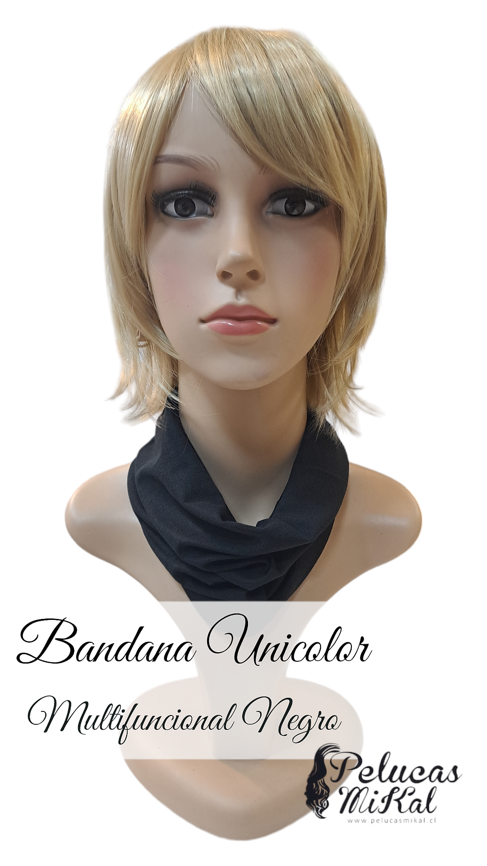 Miniatura: Bandana Unicolor Negra