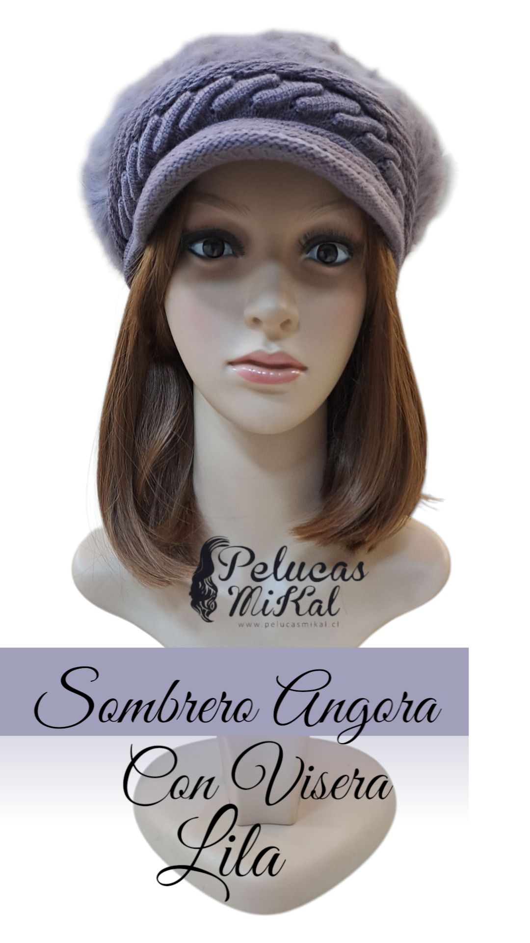 Sombrero Angora con Visera