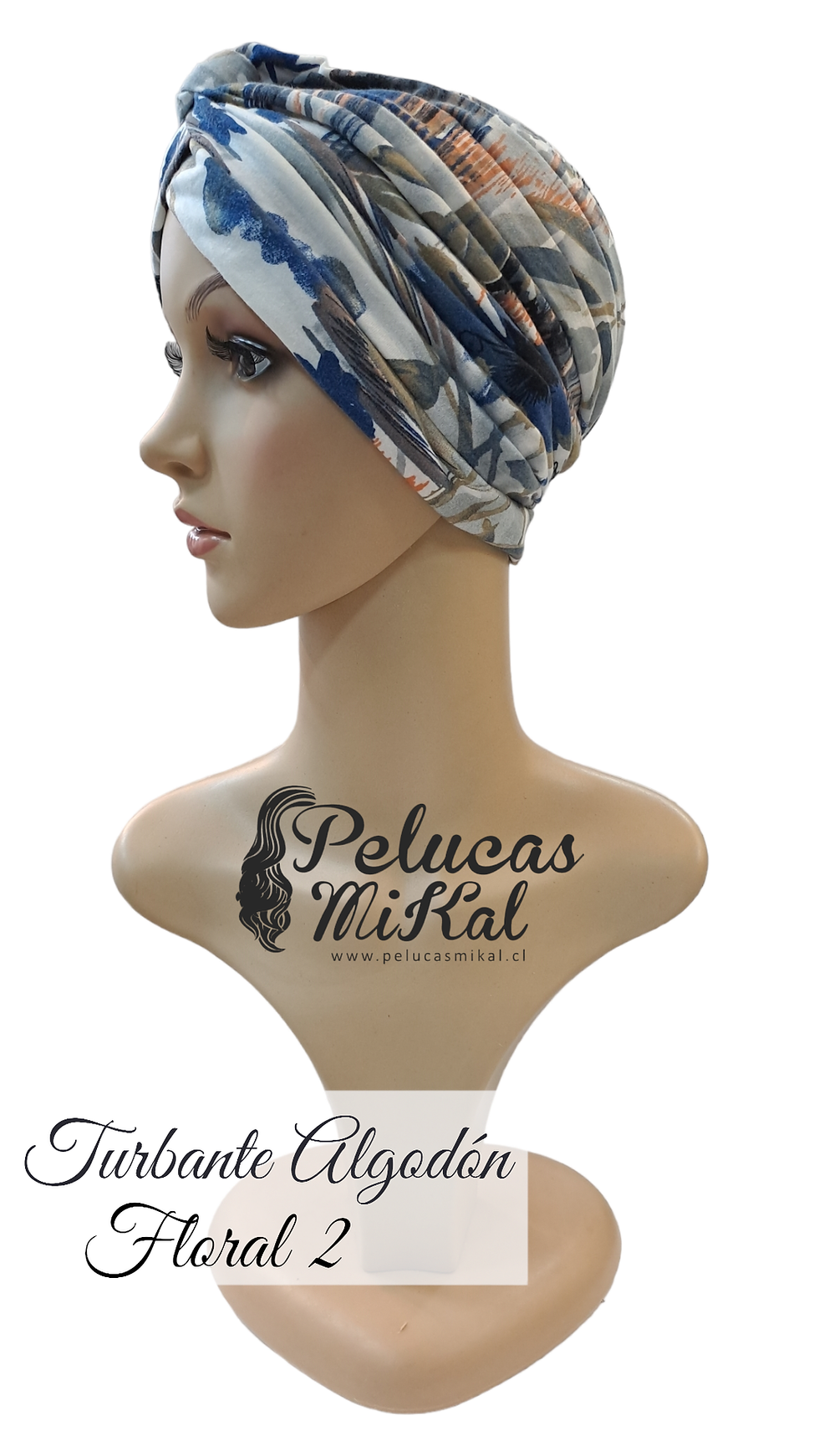 Miniatura: Turbante Algodón Floral 2