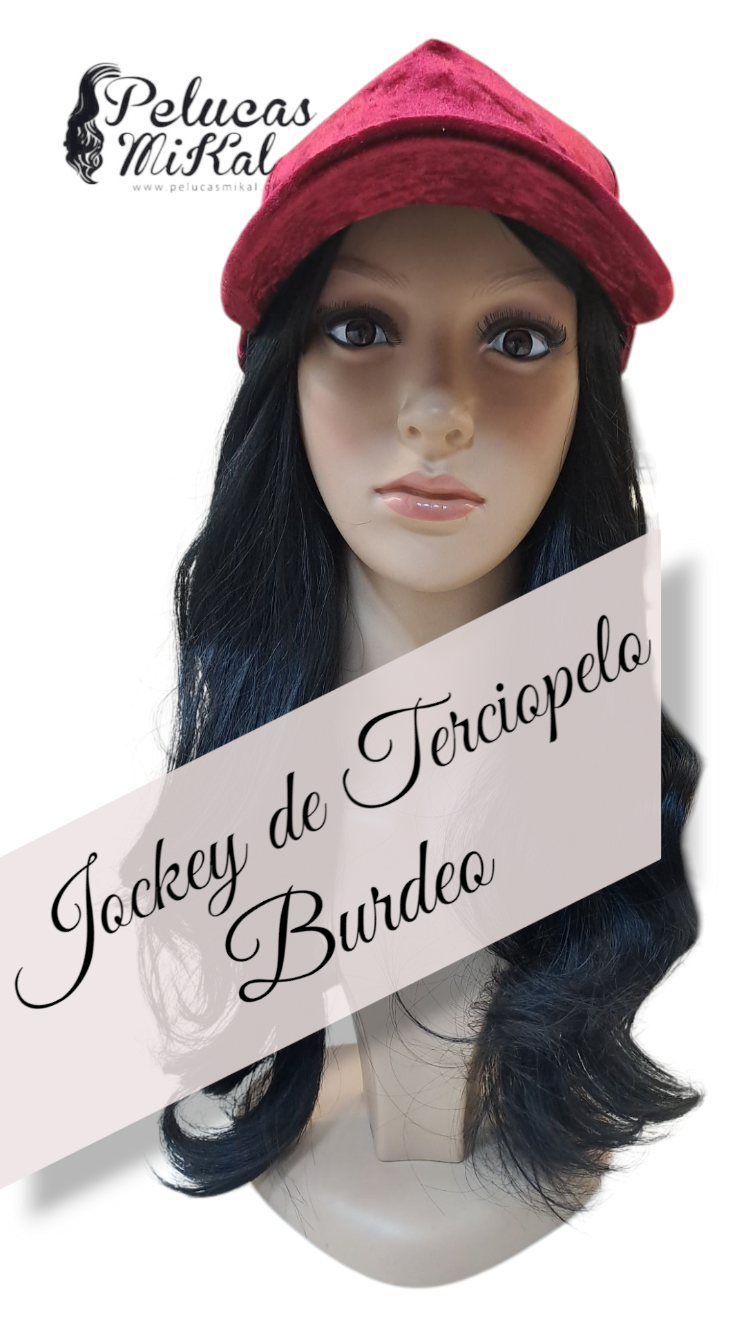 Jockey de Terciopelo Burdeo