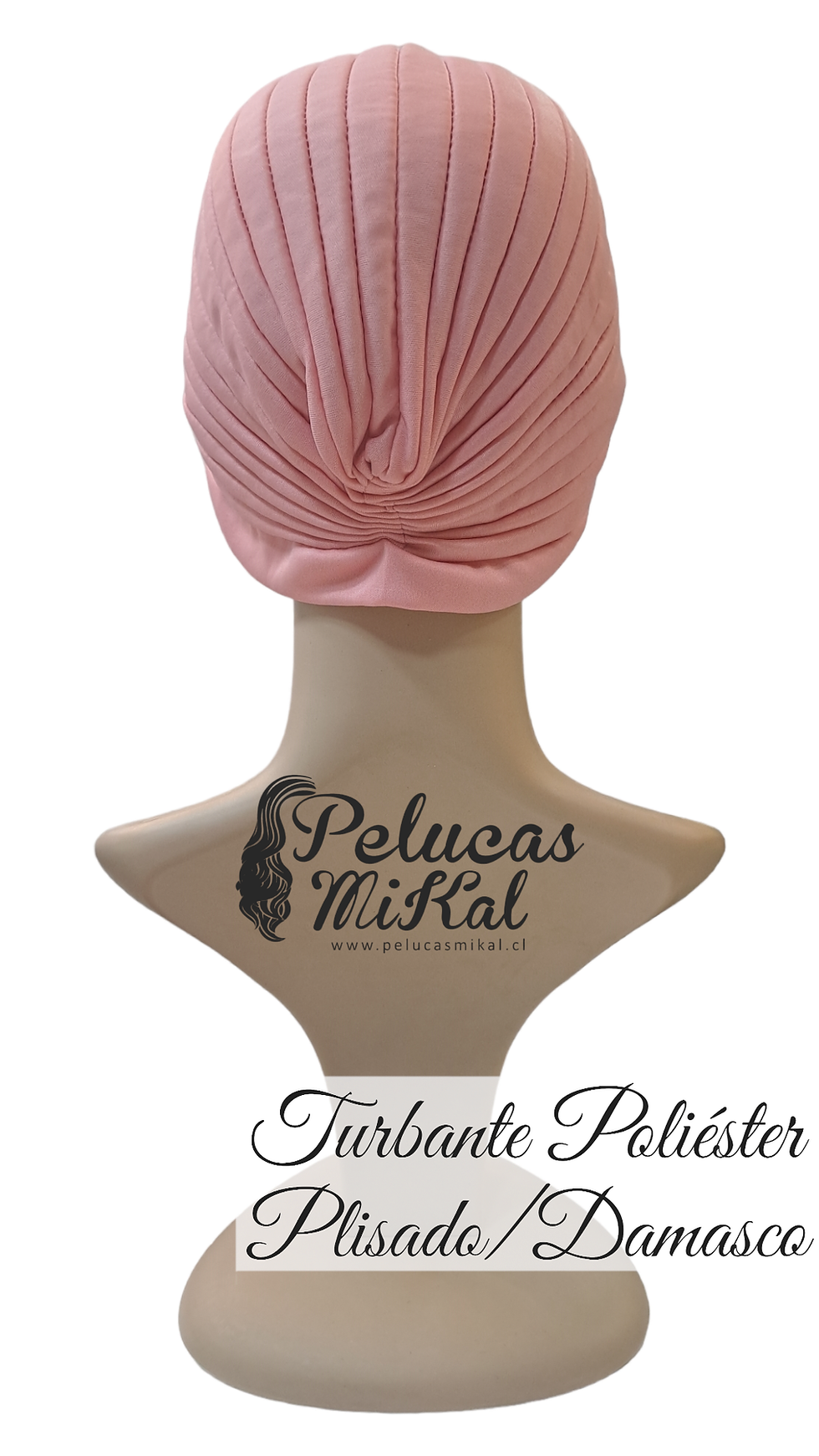 Miniatura: Turbante Poliéster Plisado Damasco