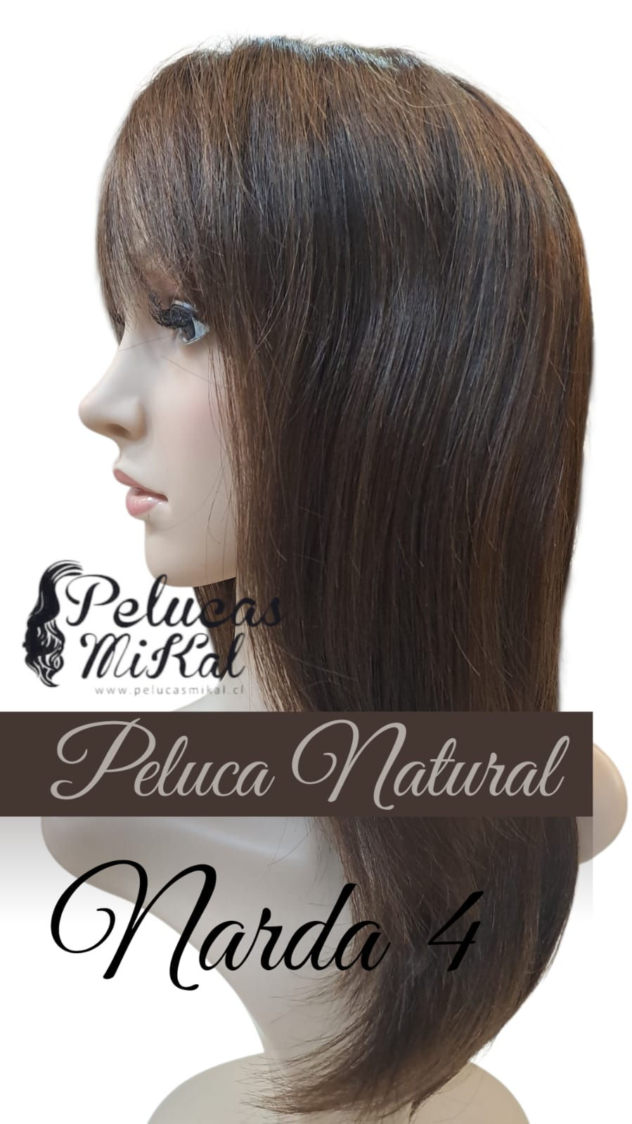 Miniatura: Peluca Natural Narda 4