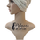 Miniatura: Turbante de Lana Liso Blanco Invierno