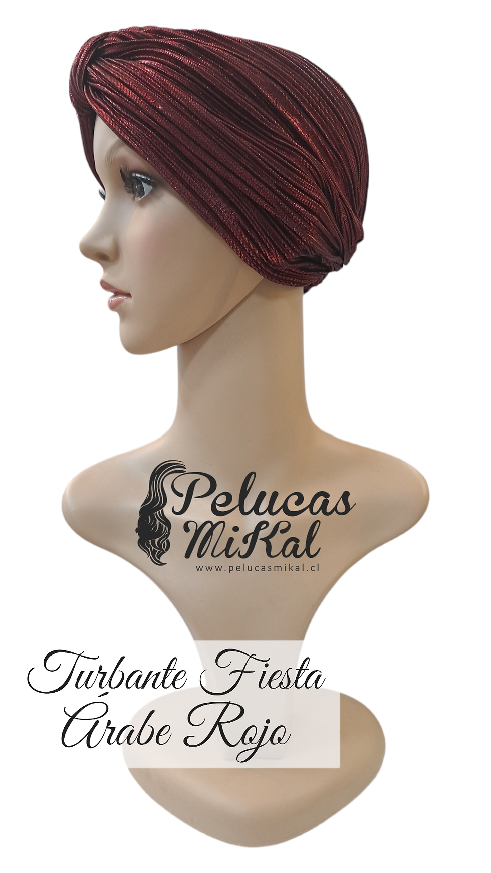 Miniatura: Turbante Fiesta Árabe Rojo