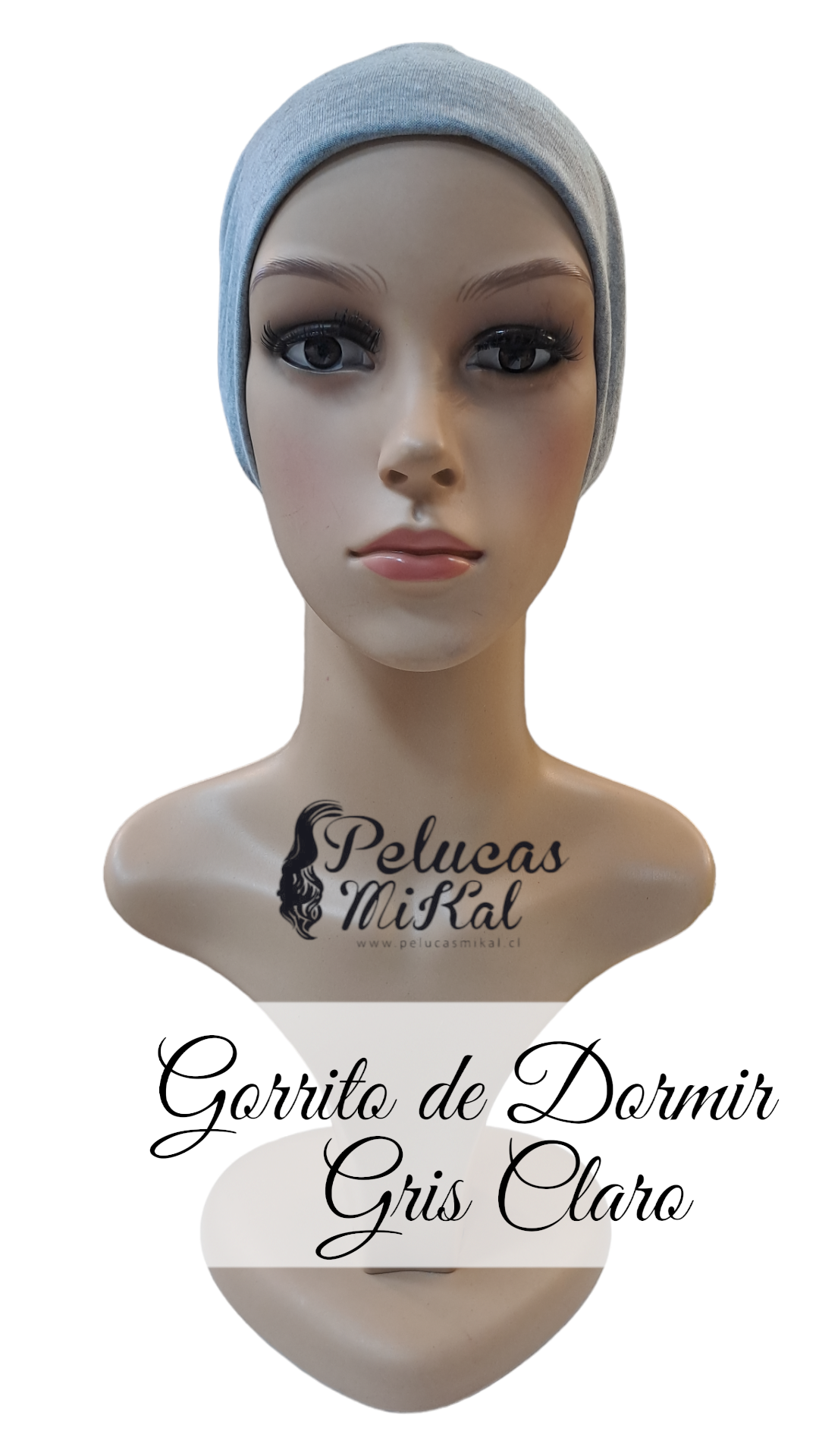 Gorrito De Dormir Gris Claro