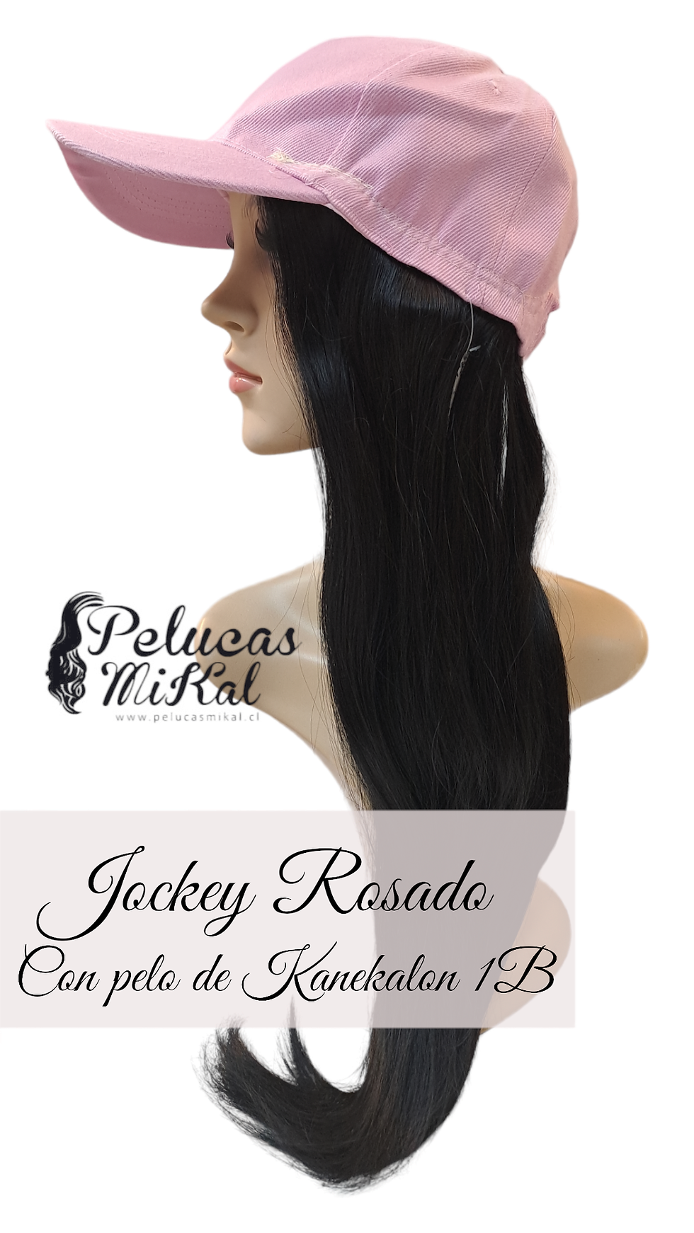 Miniatura: Jockey Rosa C/kanekalon Liso 1B