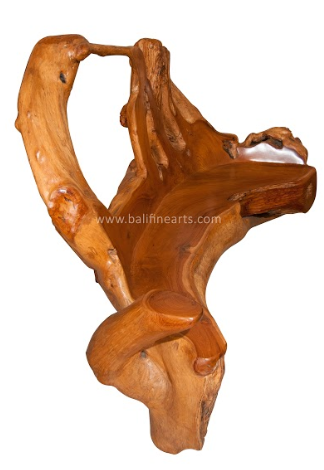 Thumbnail: A Set of Teak Root Wood Table