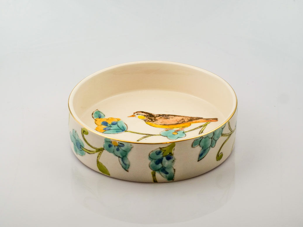 Bowl Cylinder Bird Design (8 cm)