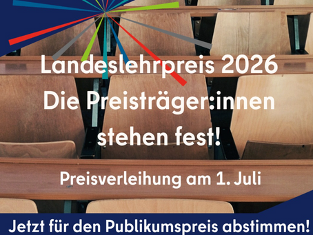 Berliner Landespreis für exzellente Hochschullehre 2026