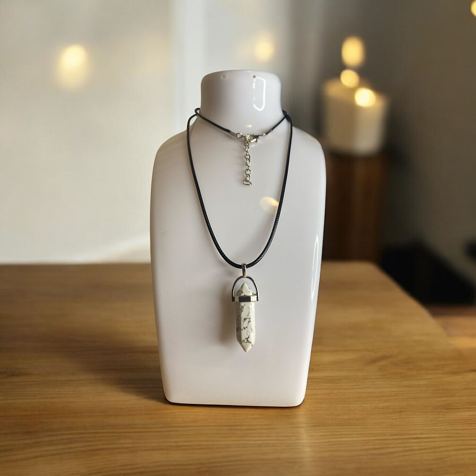 Miniature : Collier Howlite 
