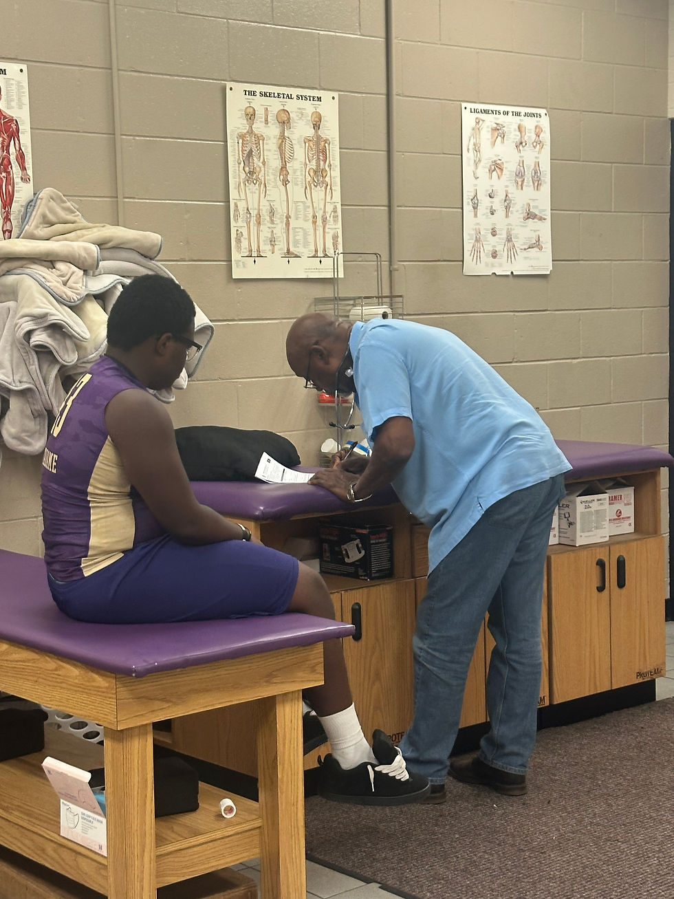 Community in ACTION! --Free Sports Physicals for Booker High Athletes