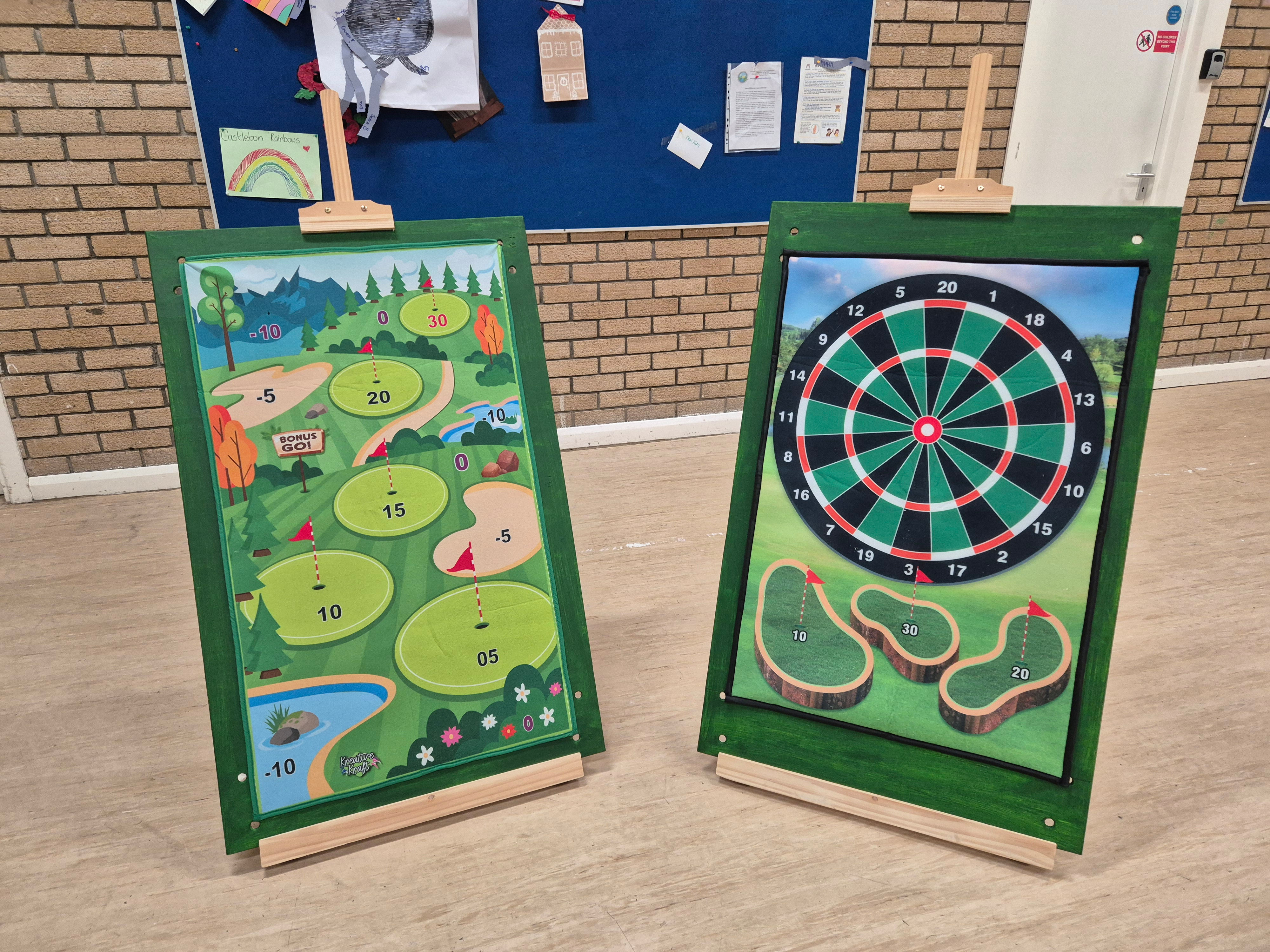 Golf target boards (reversible) - £20 each or £30 for two