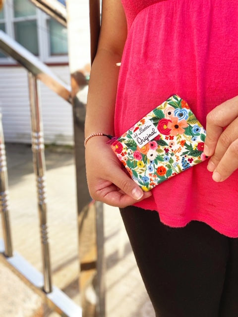 Change Purse - Rifle Paper Co fabric Small Floral Print