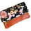 Thumbnail: Floral Black Foldover Leather Clutch