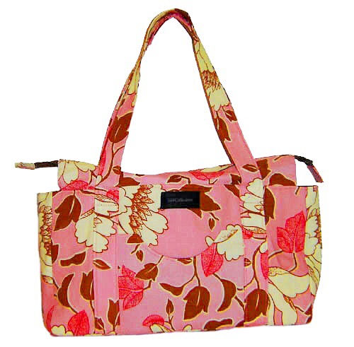 Handmade bag - Pink Floral Print