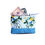 Thumbnail: small blue floral card holder coin purse