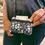 Thumbnail: change pouch - black and white floral