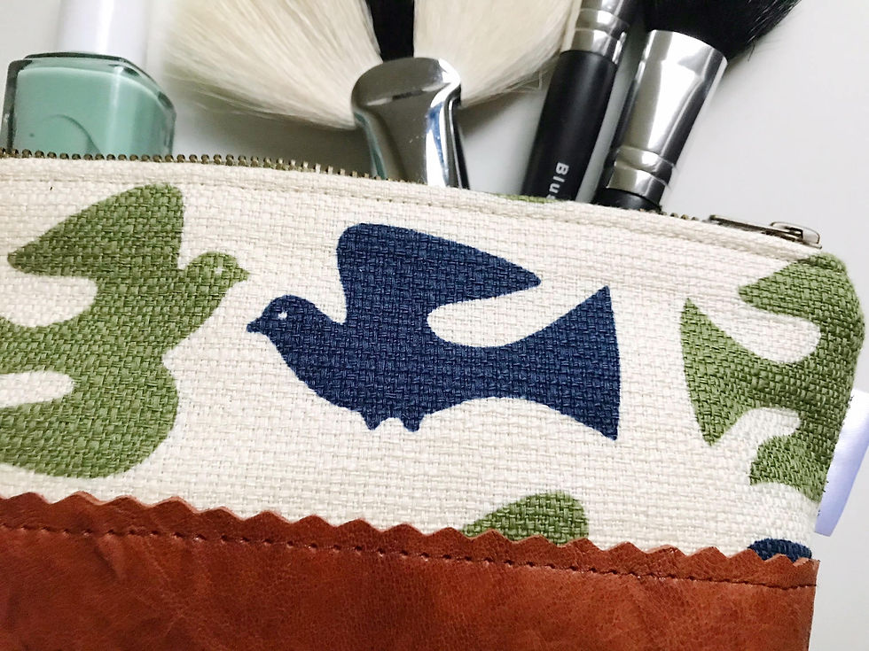 Thumbnail: On the Fly Leather Cosmetic Bag