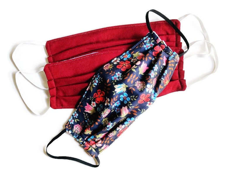 fabric face mask-edenham liberty print