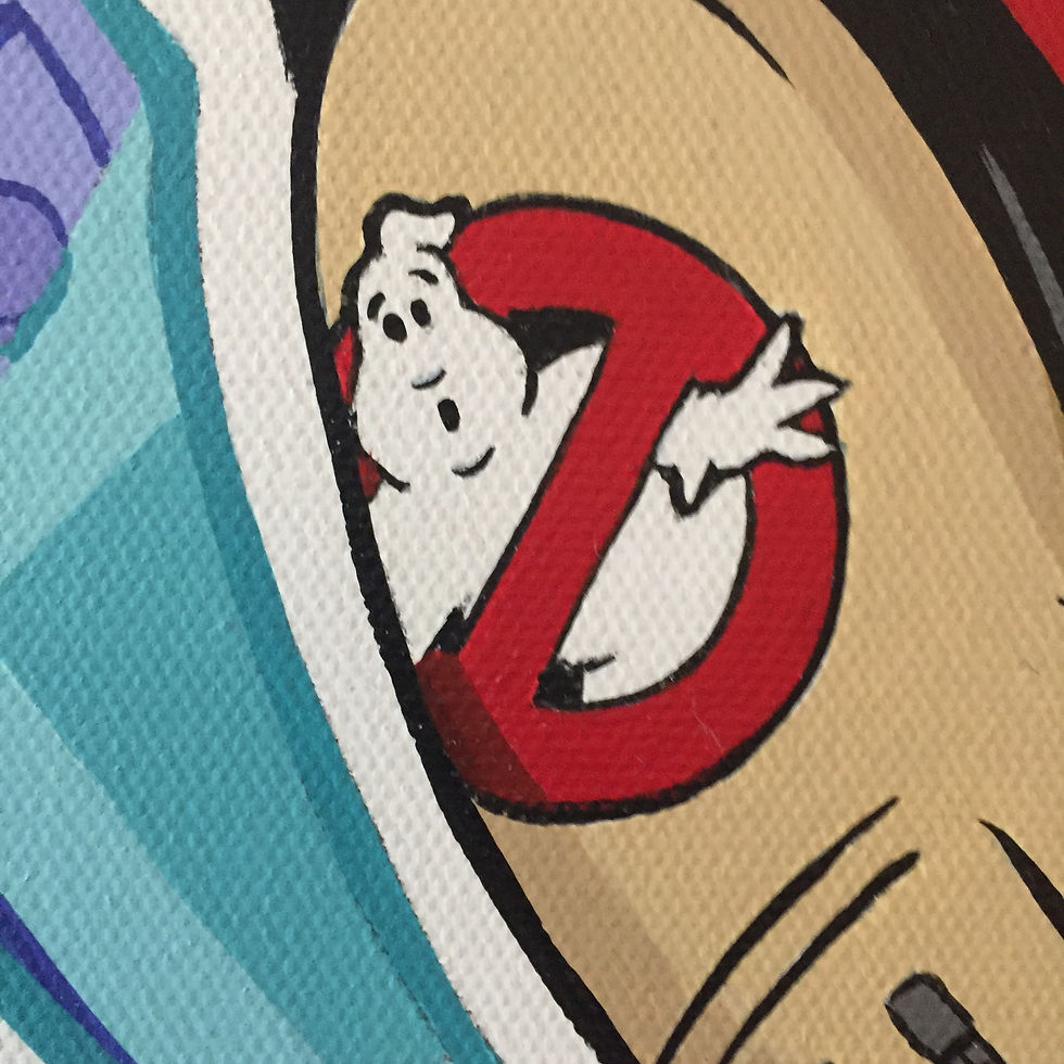 Thumbnail: 'Who Ya Gonna Call' - Original painting