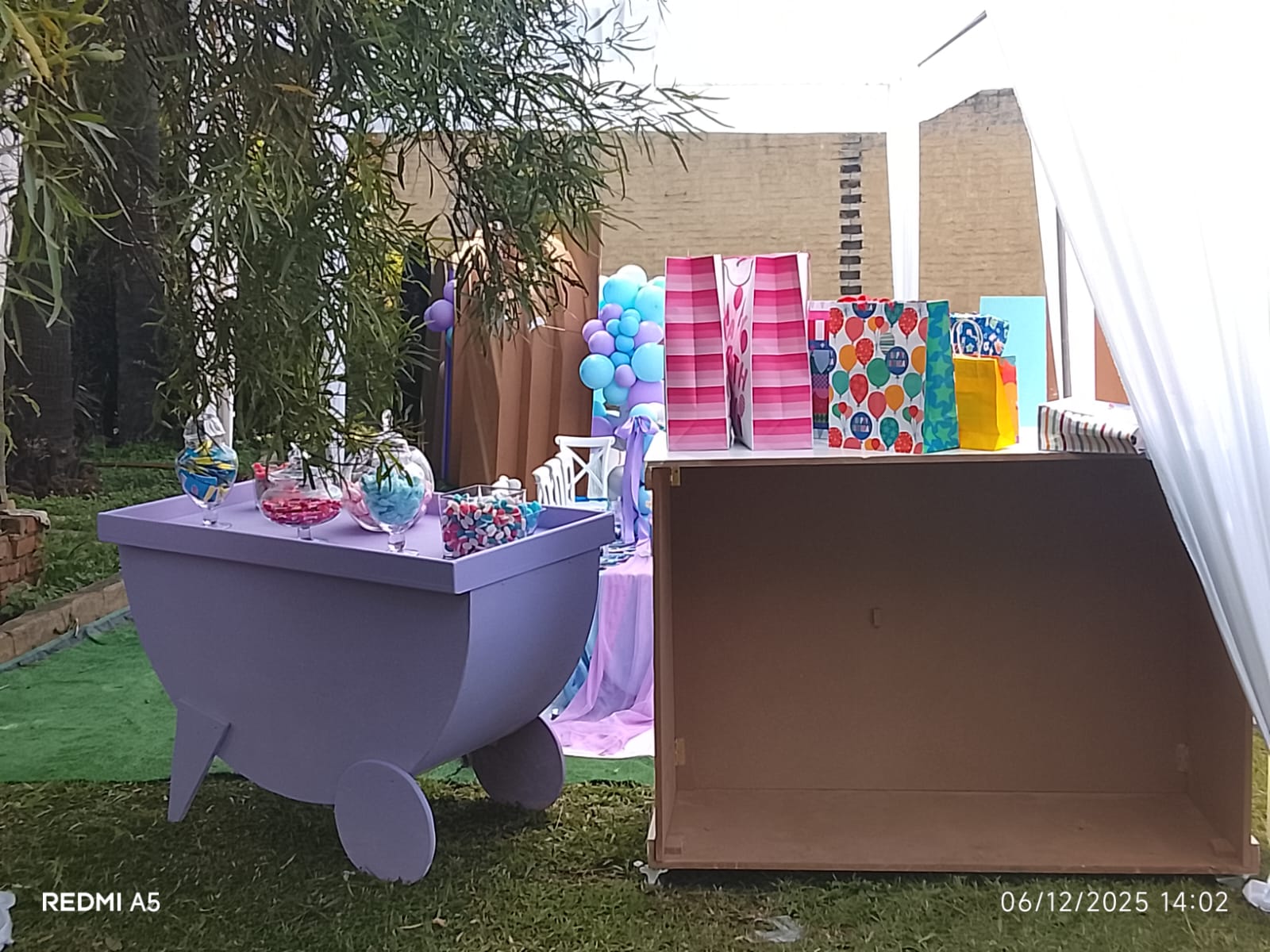 Event decor setup at Dumelang Executive Lodge